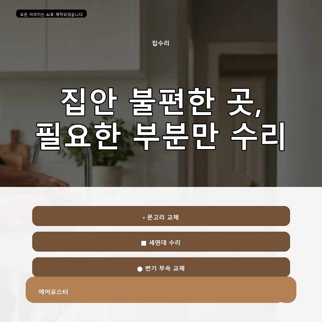 광명시 집수리교체 경기도 광명시 하안동 변기부속품교체, 철거와 보수를 진행하는 순서