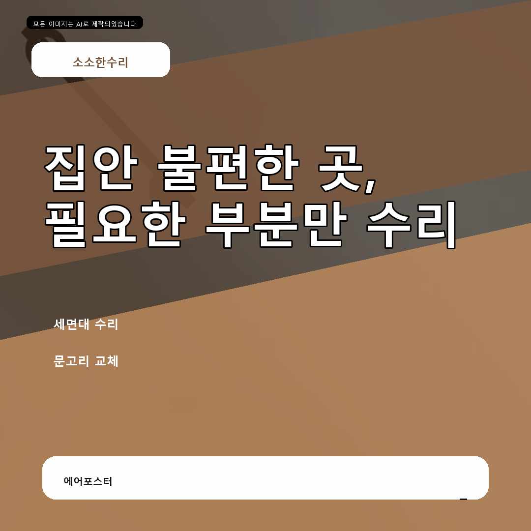 경기도 수원시 이의동 욕실장수리, 작업 범위가 분명한 업체 고르는 법