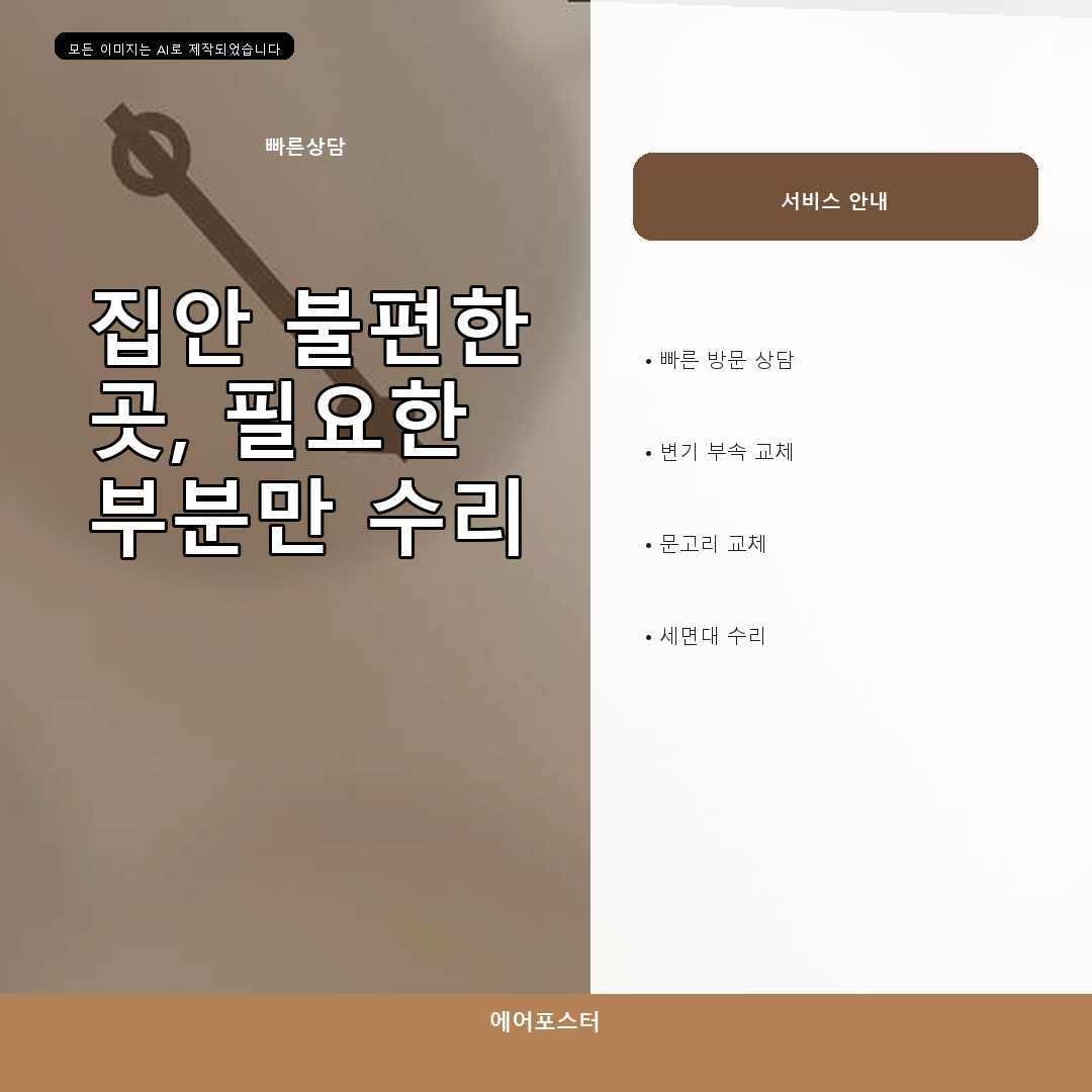경기도 수원시 서둔동 욕실배수구수리, 사후 점검까지 보는 업체 선택 기준