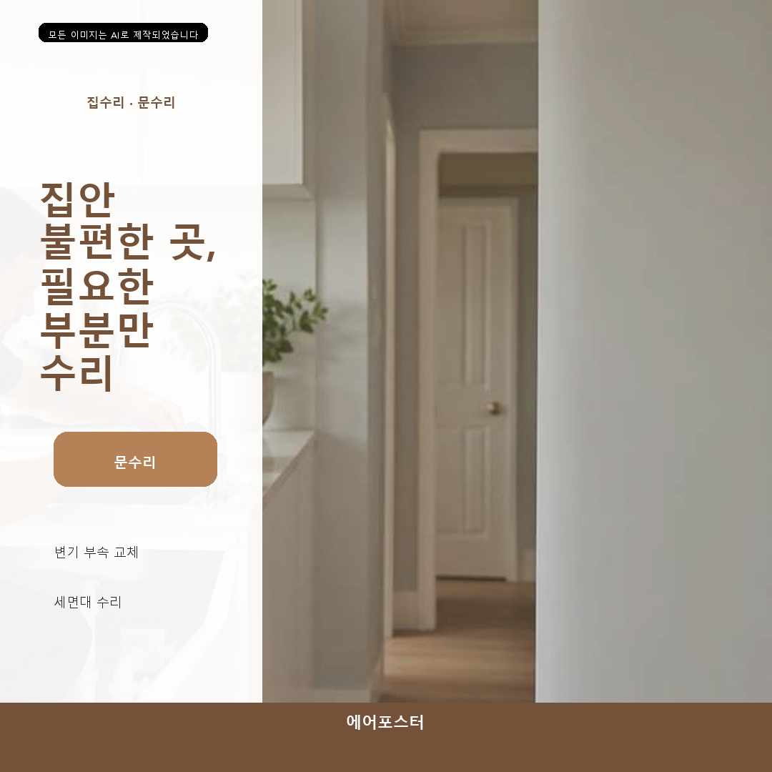 과천시 집수리교체 경기도 과천시 문원동 샤워수전교체, 현장 상태에 맞는 보수 범위