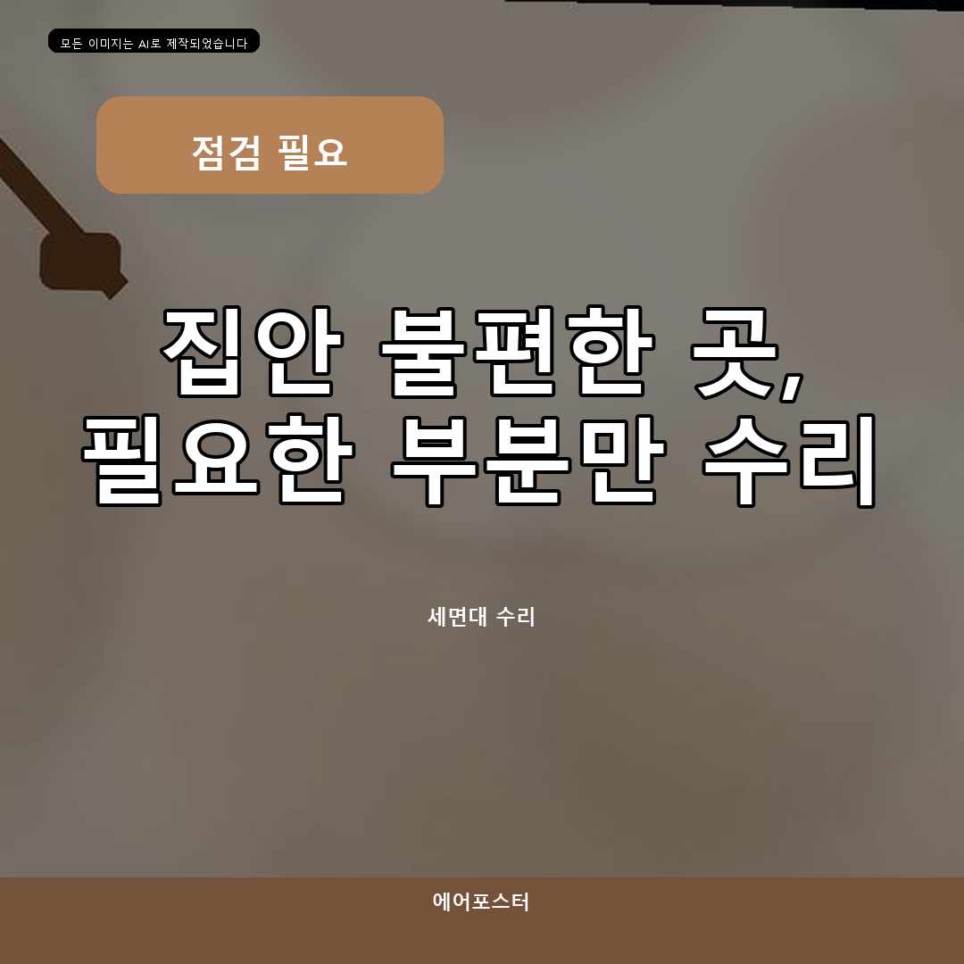 광명시 집수리교체 경기도 광명시 옥길동 변기물통부속교체, 불필요한 철거를 줄이는 보수 범위