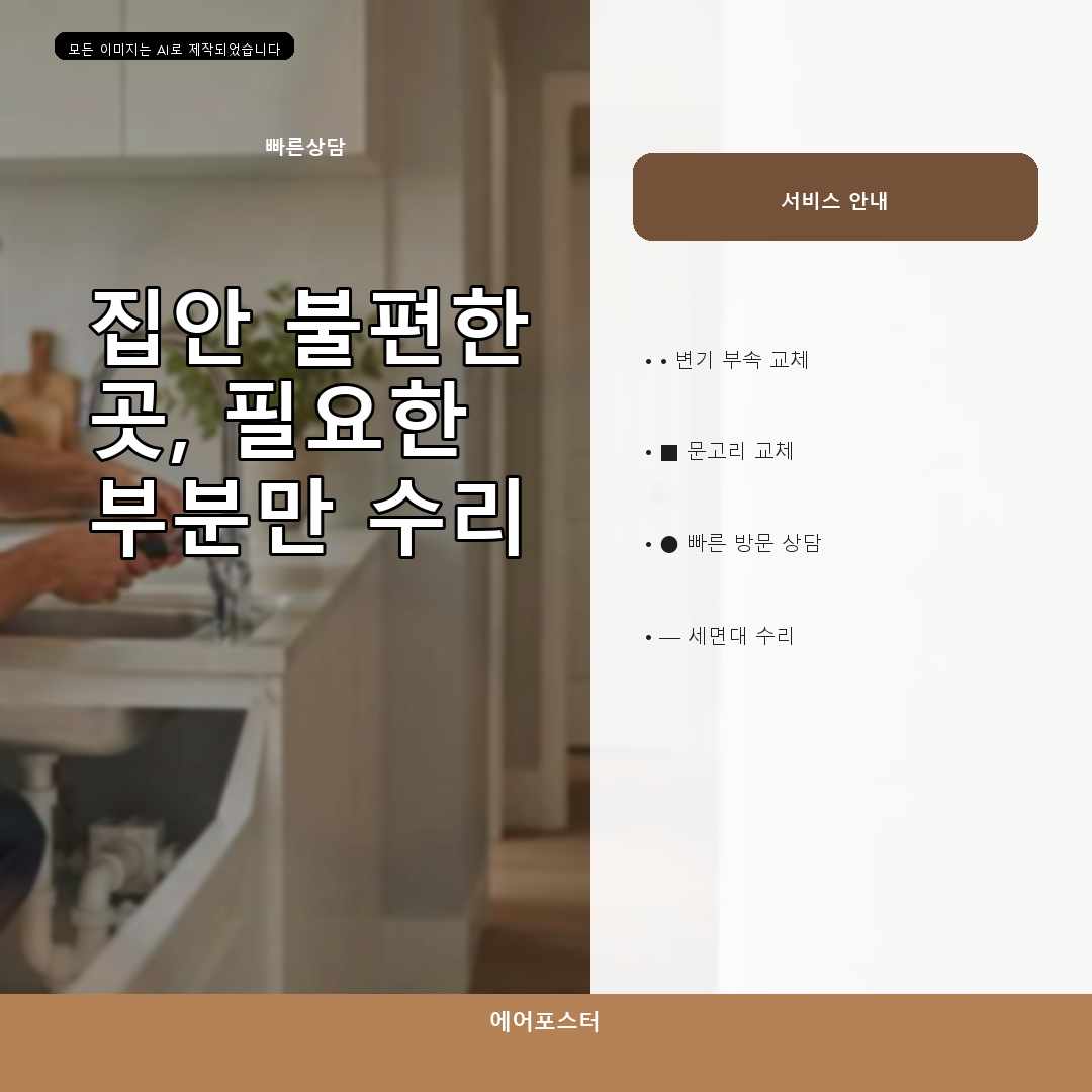 경기도 안양시 만안구 변기수리, 작업 전후 마감 상태 비교 방법