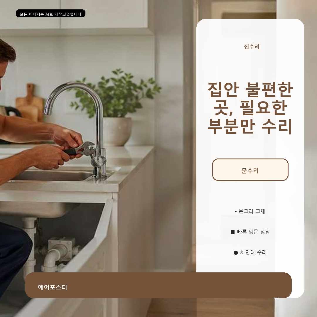 경기도 안산시 부곡동 배수구악취수리, 어디까지 수리할지 정하는 방법