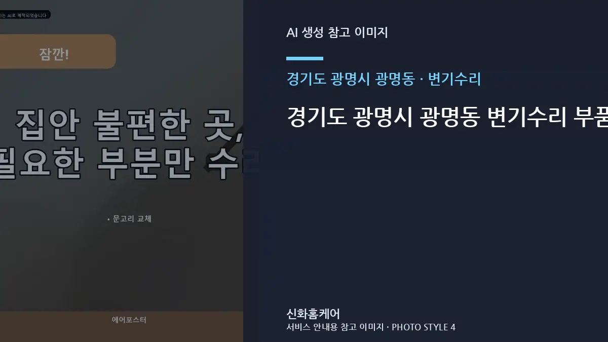 경기도 광명시 광명동 변기수리 부품 호환을 확인하는 순서 · 노후 상태 점검