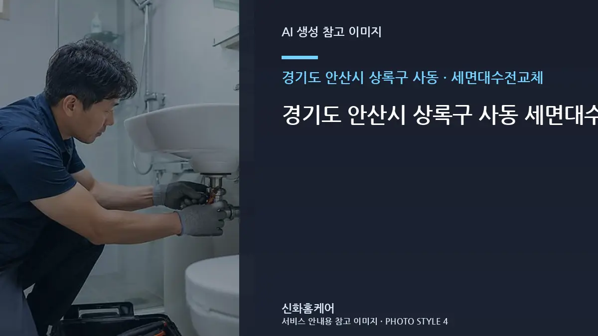 경기도 안산시 상록구 사동 세면대수전교체 부품 호환을 확인하는 순서 · 방문 전 질문목록